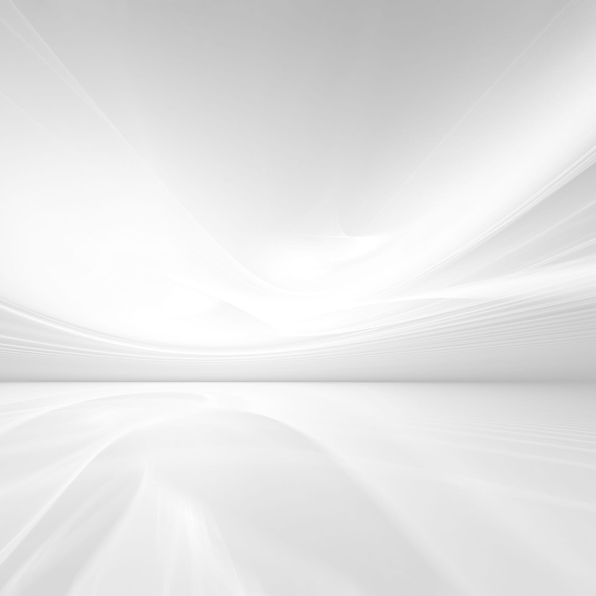 Abstract white flowing lines on smooth surface